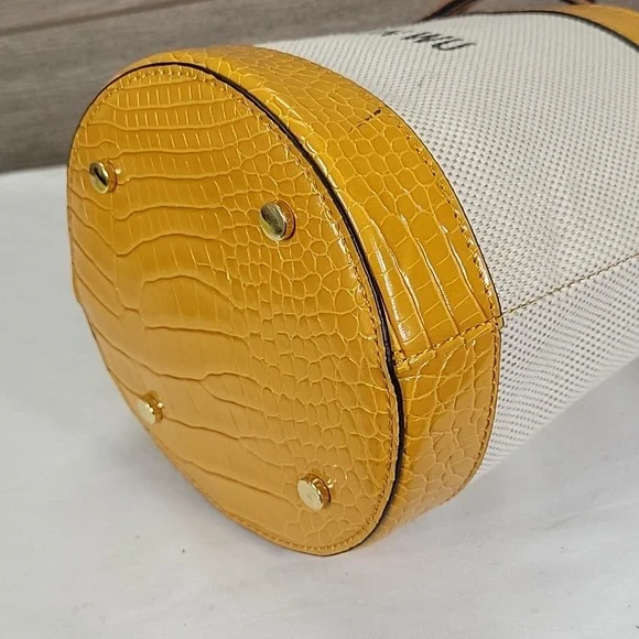 Jason Wu Canvas Leather Bucket Shoulder Bag - Picture 7 of 12